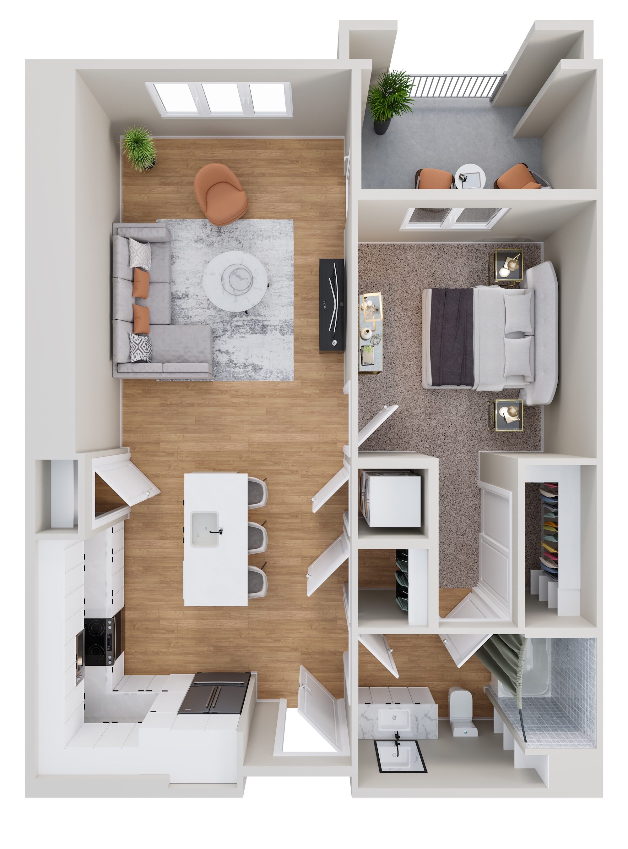Floor plan layout diagram for A3
